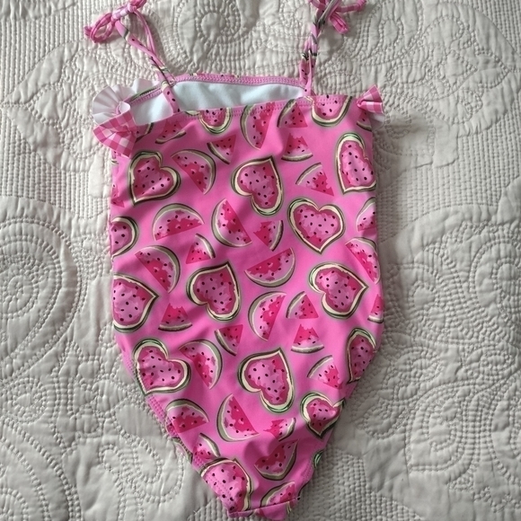 B magical by btween girls watermelon print swimsuit size 4 - Picture 2 of 5